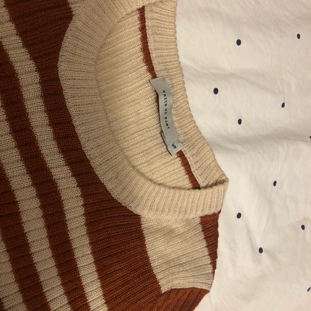 Striped Crop Sweater - Need Supply - Picture 4 of 5